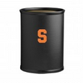 Collegiate Logo Oval Metal Fire Retardant 13 Qt. Wastebasket - Syracuse